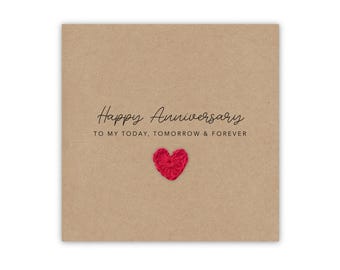Happy Anniversary Card, Happy First Anniversary Card, Friend Anniversary Card, Anniversary Card For The Happy Couple