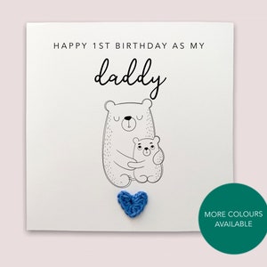 Alles Gute zum Geburtstag als mein Papa, Woodland Geburtstagskarte für Papa, 1. Geburtstagskarte für Papa, süße Geburtstagskarte für Papa