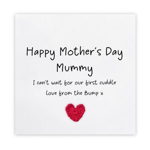 Carte de fête des mères pour maman, carte pour la fête des mères, fête des mères de Baby Bump, carte de bosse pour la fête des mères, carte de fête des mères pour maman