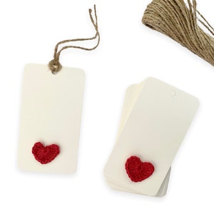 Étiquettes coeur en kraft rustique, Étiquette cadeau faite main, Blanc, étiquettes de mariage, Étiquettes de Noël, Étiquettes d'anniversaire, Étiquettes cadeaux, Étiquette cadeau, Fait main