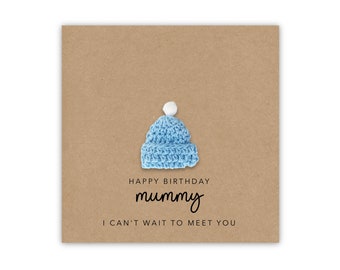 Mummy to be Birthday Card, For My Mummy to be, Happy Birthday Card For Mum, Pregnancy Birthday Card, Mum To Be Card From The Bump, Keepsake