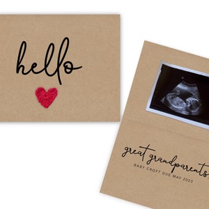 Faire-part de grossesse, Nouveaux arrière-grands-parents, Promotion officielle, Révélation de bébé, Faire-part pour arrière-grands-parents, Nouveau bébé, Révélation de grossesse