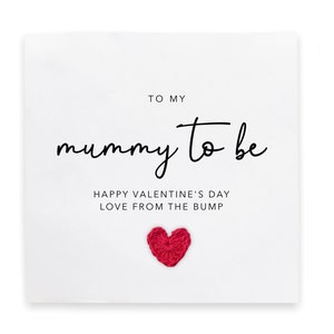 Future maman, carte Saint-Valentin, future maman, carte Saint-Valentin pour elle, carte de la Saint-Valentin grossesse, future maman, carte from the bump, bébé