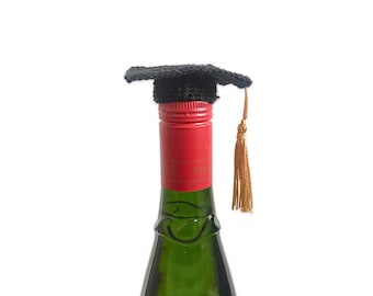 Abschlussgeschenk Cap Flaschendeckel, Abschlussgeschenk, Doktorhut Geschenk, Abschlussgeschenk, lustiges Abschlussgeschenk, Dekoration, kleines Geschenk, Flasche