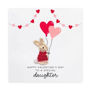 Biglietto di San Valentino per la figlia, Buon San Valentino al tipo di figlia che tutti vorrebbero avere, Biglietti di San Valentino per la figlia dai genitori