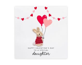 Daughter Valentines Card, Happy Valentine's Day to the kind of Daughter everyone wishes they had, Valentines Cards for daughter from parents