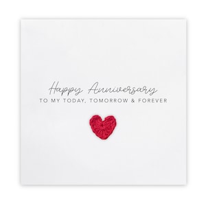 Biglietto di buon anniversario, biglietto di felice primo anniversario, biglietto di anniversario di amico, biglietto di anniversario per la coppia felice