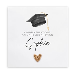 Carte de remise de diplôme personnalisée, Carte de célébration, Carte de voeux de remise de diplôme, Carte de félicitations, Carte de remise de diplôme, Personnalisé