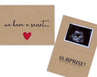 Pregnancy Announcement Card, Official Promotion, Baby reveal, Pregnancy Announcement, Baby Reveal Personalised Card