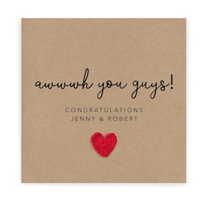 Félicitations pour votre carte de fiançailles, carte de fiançailles meilleur ami, carte de fiançailles de félicitations, carte de fiançailles d'amis de fiançailles personnalisée