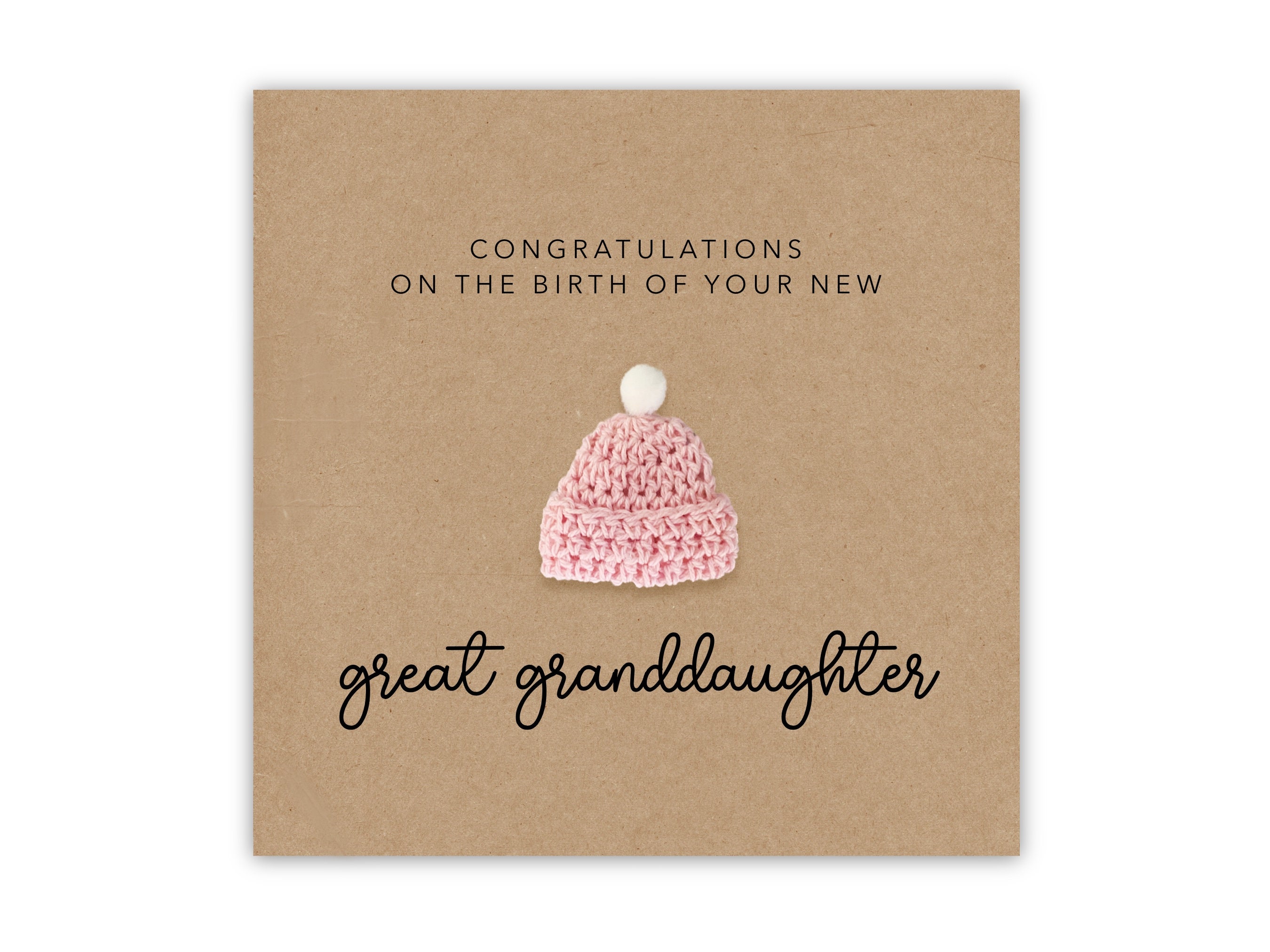 Congratulations Card for A Great Grandparent, Card for A New Grandma