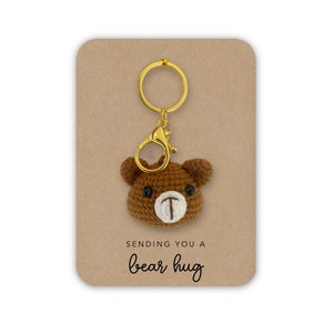 Carte pour un câlin, carte de l'amitié, cadeau venez me chercher, carte Une pensée pour vous pour meilleur ami, carte câlin, câlin longue distance, câlin d'un ours