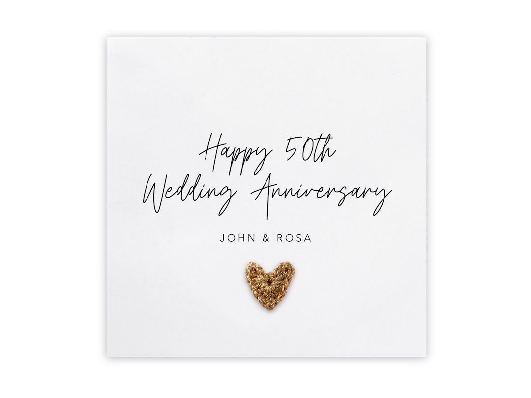 50th Anniversary Cards 3 Pcs 50th Marriage Gifts Set Happy Anniversary Wine  Glass 50th Birthday Napkins, image size:1080x810
