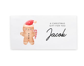 Personalised Merry Christmas Money Wallet, Personalised Money Envelope, Gift Wallet, Gift Voucher , Christmas Gift, Gift Money Envelope