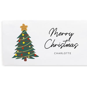 Carteira de dinheiro personalizada de Feliz Natal, envelope de dinheiro personalizado, carteira de presente, voucher de presente, presente de Natal, envelope de dinheiro de presente