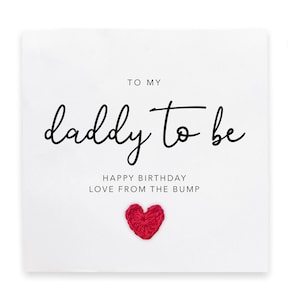 Papa pour être carte d’anniversaire, pour mon papa, carte de joyeux anniversaire pour papa, carte d’anniversaire de grossesse, papa pour être carte de la bosse, bébé