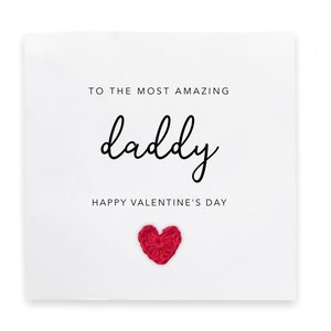 Biglietto di San Valentino per papà, Biglietto di San Valentino felice per papà, Biglietto di San Valentino per papà personalizzato, Regalo di buon San Valentino per papà, dal bambino