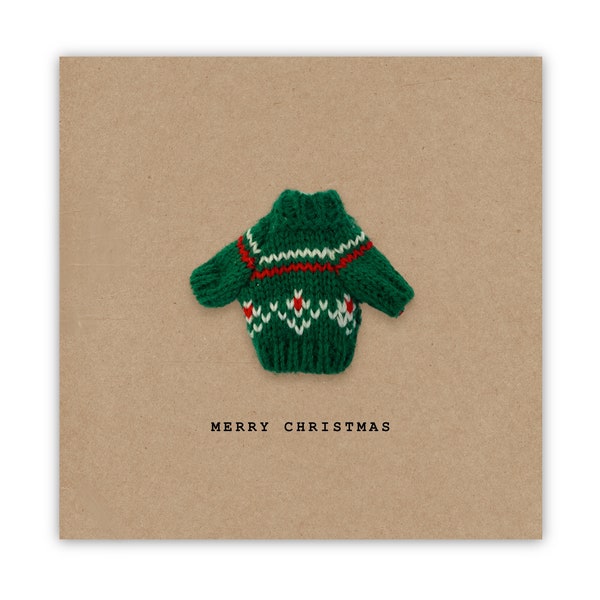 Christmas Card Pack,  Tree Ornament, Christmas Jumper Card, Christmas card pack, Ornament, Christmas Card Set, Handmade, Tree decoration