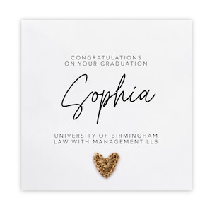 Carte de remise de diplôme personnalisée, Carte de célébration, Carte de voeux de remise de diplôme, Carte de félicitations, Carte de remise de diplôme, Personnalisé