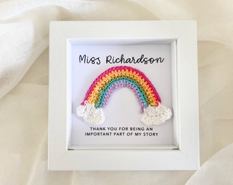 Personalised Thank You Gift For Teachers, Personalised Teacher Card, Teaching Assistant, Nursery Card, School Teacher Gift, Frame