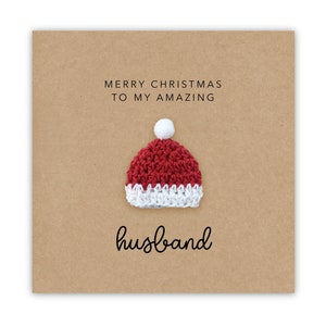 Merry Christmas to My Amazing Husband, Weihnachtskarte für Ehemann, Weihnachtskarte, Weihnachtskarte für Partner-Ehemann-Weihnachtskarte