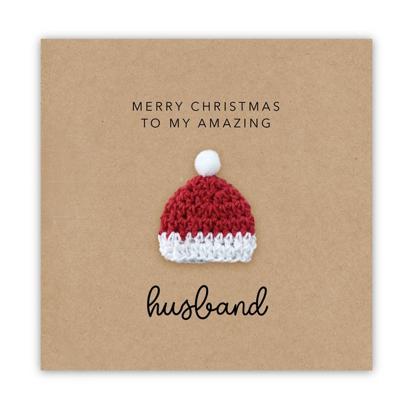 Merry Christmas to My Amazing Husband, Christmas Card for Husband, Christmas Card, Christmas Card for Partner Husband Christmas Card