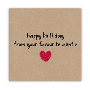 Feliz aniversário da sua tia favorita, piada, cartão para aunite, cartão de aniversário engraçado da tia sobrinha, cartão de aniversário engraçado da tia