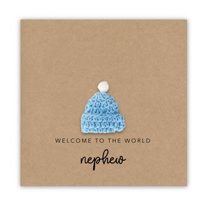 Welkom in de wereld, gepersonaliseerde nieuwe baby, welkom, baby, peetzoon, peetdochter, nichtje, neefje, kleinzoon nieuwe babykaart