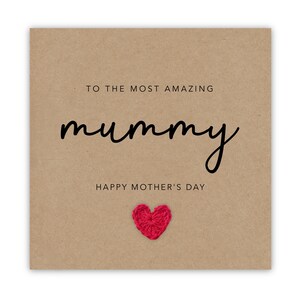 Mummy Mother&#39;s Day Card, Mother&#39;s Day  Card For Mummy,  Mummy Mother&#39;s Day Card, Mother&#39;s Day Day Gift For Mum, From Baby, Card from baby