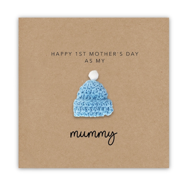 Happy 1st Mothers Day card, Simple First Mothers Card for mum, Mothers from baby, Mothers Day Mum Card 1st Mothers Day Card for Mum, First
