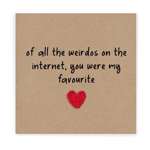 Carte d’anniversaire drôle, rencontres sur Internet, carte d’anniversaire de petit ami, carte de petite amie, bizarre préféré, carte d’amour, application de rencontres, rencontres en ligne