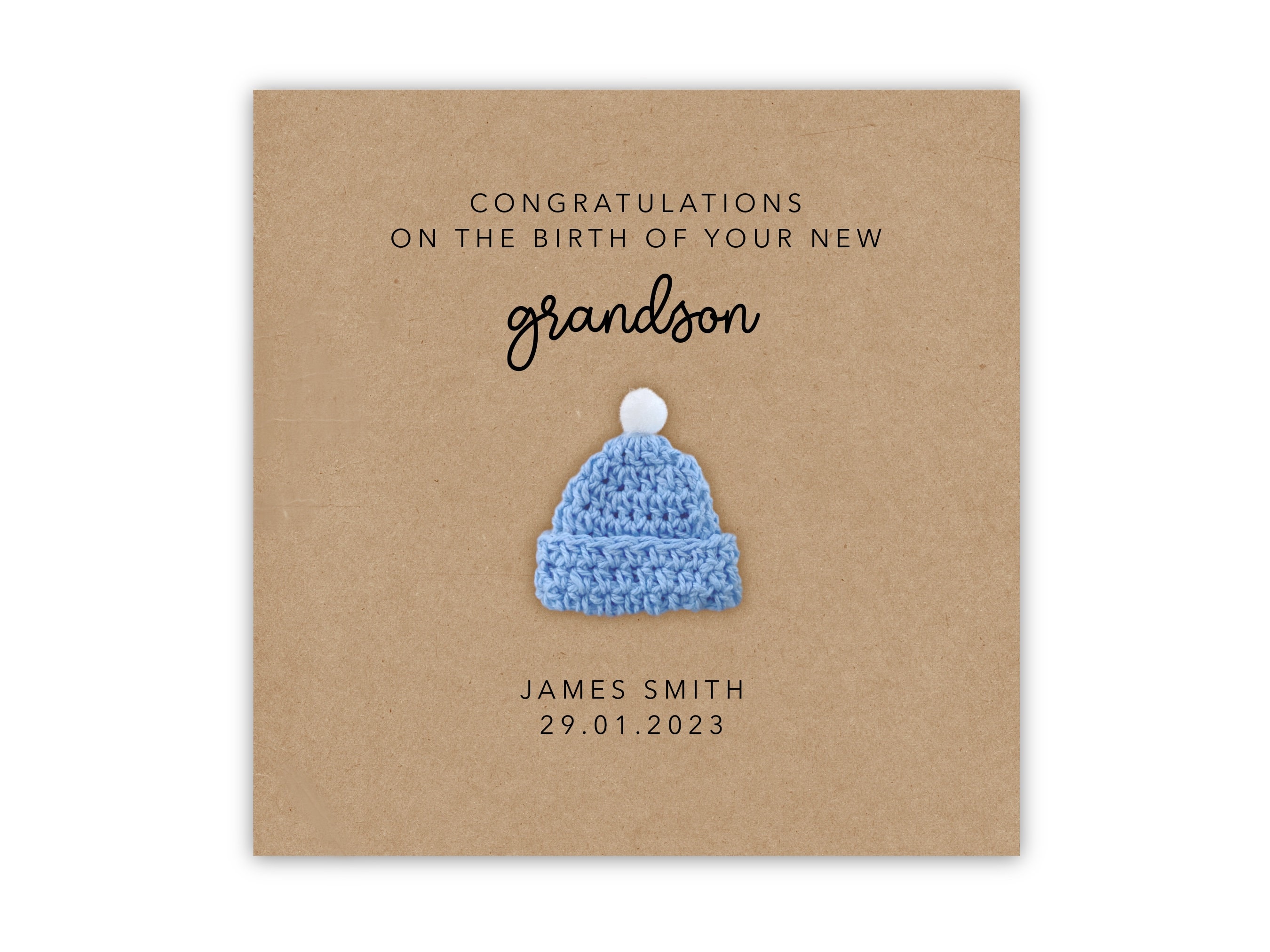 Personalised Congratulations Card for A Grandparent, Card for A