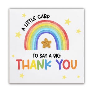 Thank You Teacher Card, Peronsalised Thank You Nursery Card, School Teacher, Classroom Assistant, Thank You Greeting Card, Thank you teacher