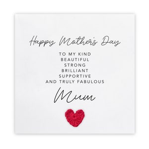 Mama Gedicht Karte, Muttertag, Muttertagskarte, Gedicht Sentimental, spezielle Muttertagskarte, von Tochter, Gedicht, Muttertagskarte für Mama