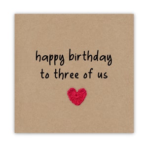 Feliz cumpleaños a tres de nosotros, tarjeta de cumpleaños de trillizo divertido, tarjeta de broma para hermana, hermano, cumpleaños para trillizo, feliz cumpleaños trillizo