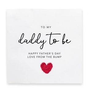 Papá para ser tarjeta del día del padre, para que mi papá sea, tarjeta del día del padre para papá, tarjeta del día del padre del embarazo, tarjeta de The Bump, bebé