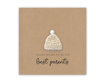 New parents, Parents to be Card, Simple New Baby Card for new parents from friend, New Parents Card, Best Parents, Expecting Baby Card