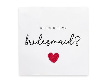 Will You Be My Bridesmaid Card, Best Friend Bridesmaid, Wedding Card, Will You Be My, Bridesmaid Wedding, Gift For Bridesmaid, Proposal