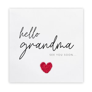 Faire-part de grossesse, Votre avis officiel de promotion de maman à grand-mère, Faire-part de grossesse, Faire-part pour les grands-parents, Faire-part