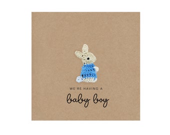 Gender Reveal, Pregnancy Announcement Card, it's a boy,  Baby reveal, Baby Announcement Card, Gender Reveal Boy, Having A Baby