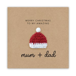 Christmas Card For Mum And Dad, Merry Christmas To An Amazing Mum And Dad, Christmas Card For Parents