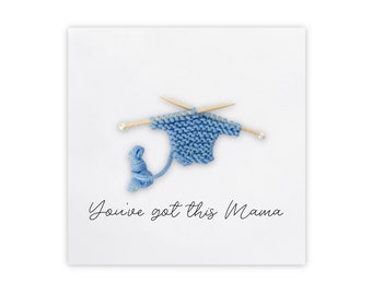 Carte pour nouvelle maman, Carte de grossesse pour elle, Cadeau de baby shower, Vous avez cette carte pour un ami, Carte de positivité pour une nouvelle maman, Bienvenue dans le monde