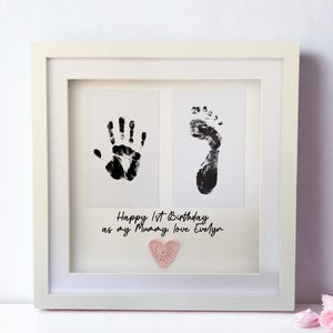 Alles Gute zum 1. Geburtstagstag Mama Geschenk, 1st Geburtstagstag Geschenk, Mama Geburtstag, Mama, Geburtstagstag vom Baby, Andenken Rahmen, Baby, Mama