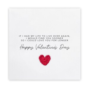 Glücklicher Valentinstag Karte, Mann Valentinstag Karte, romantisch, Gedicht Love You Valentinstag Karte, Gedicht Valentinstag Karte für Partner