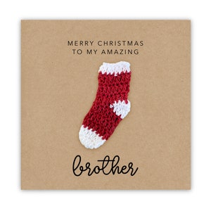 Weihnachtskarte Bruder, Bruder Weihnachtskarte, Für einen besonderen Bruder mit Liebe dieses Weihnachten, Bruder Weihnachtskarte