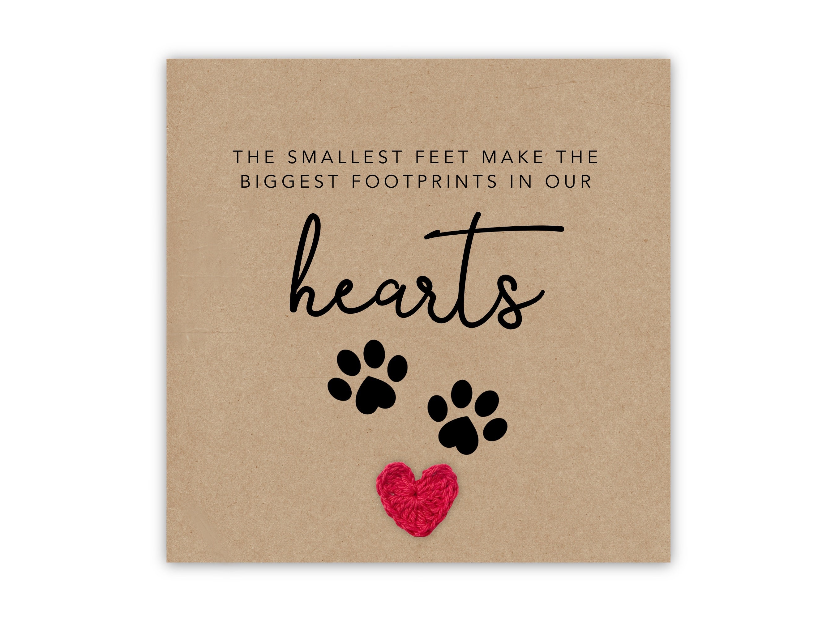Pet Sympathy Card, Pet loss Cat, Dog, Sorry for your loss, thinking of you, bereavement card, forever in your heart, Pet Loss