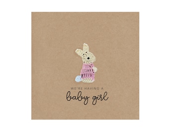 Gender Reveal, Pregnancy Announcement Card, it's a girl,  Baby reveal, Baby Announcement Card, Gender Reveal Boy, Baby Girl