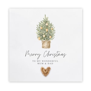Mama und Papa Weihnachtskarte, Weihnachtskarte für Mama und Papa, Eltern Weihnachtskarte, personalisierte Weihnachtskarte für Eltern, Weihnachtsgeschenk