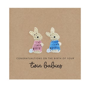 Carte Félicitations pour la naissance de petits-enfants, carte nouveau bébé, carte nouveaux jumeaux, cartes nouveaux grands-parents, carte nouveaux bébés, nouveaux grands-parents