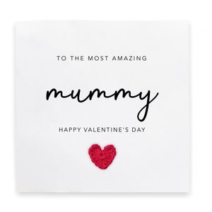 Carte de Saint-Valentin maman, carte de Saint-Valentin heureuse pour maman, carte de Saint-Valentin maman personnalisée, cadeau de Saint-Valentin heureuse pour maman, de bébé